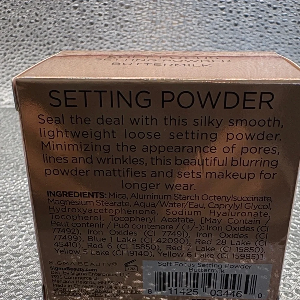 Sigma Beauty Soft Focus Setting Powder — Buttermilk Beige
